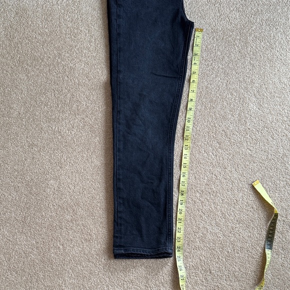 Agolde Black Riley Cropped High Rise Jeans - Picture 10 of 10